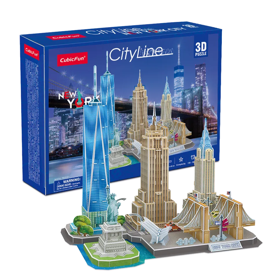 cubicfun-city-line-mc255h-new-york-city-puzzle-3d-ville image 1