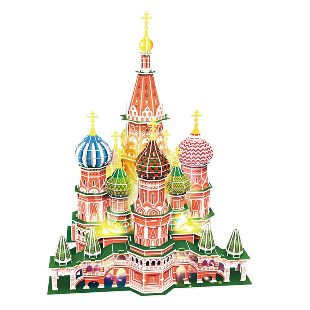 cubicfun-led-lighting-l519h-st-basile-puzzle-3d-led image 2